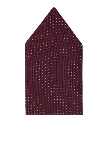 100 % silke - vinrødt