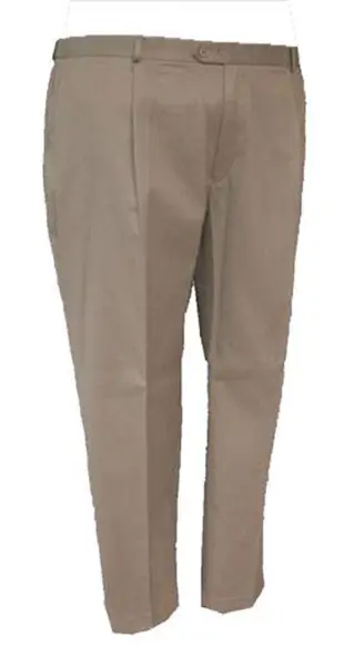 Ed Baxter - Beige lerretsbukser