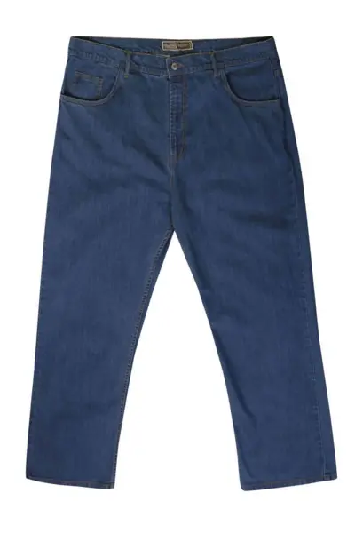 Ed Baxter denimblå jeans m. stretch (34\")