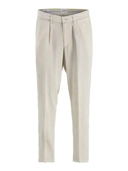 Beige/fiskebensmønster