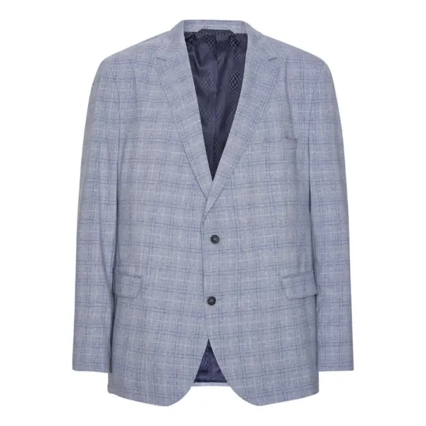 Lys blå / rutemønster