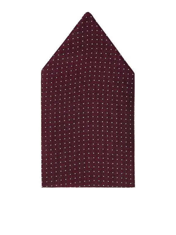 100 % silke - vinrødt