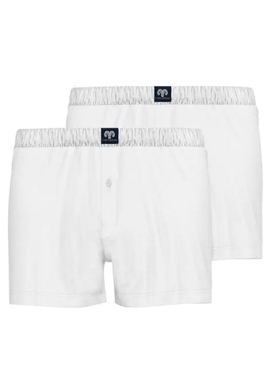 Hvite Boxershorts (2 stk pr. pk.) - Ceceba