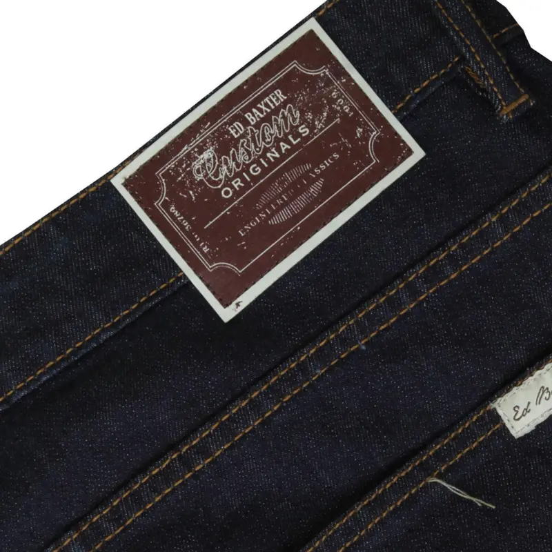 Ed Baxter Svarte jeans med stretch (32\")