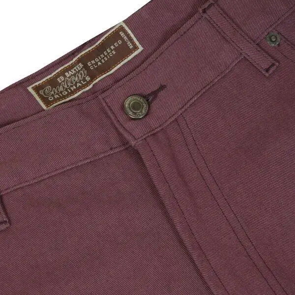 Ed Baxter bordeaux jeans (38\")