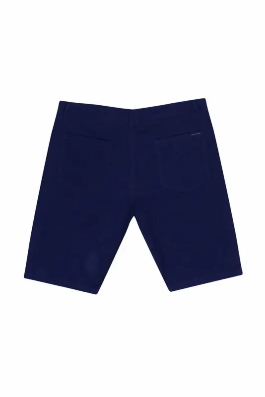 Marineblå linshorts - Ed Baxter