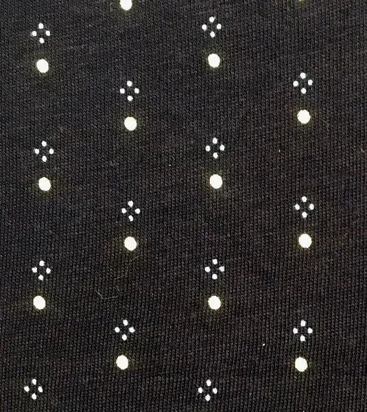 Navyblå pyjamas med mønster