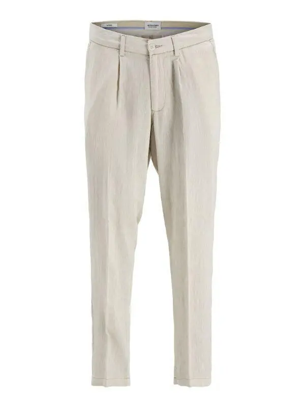 Beige/fiskebensmønster