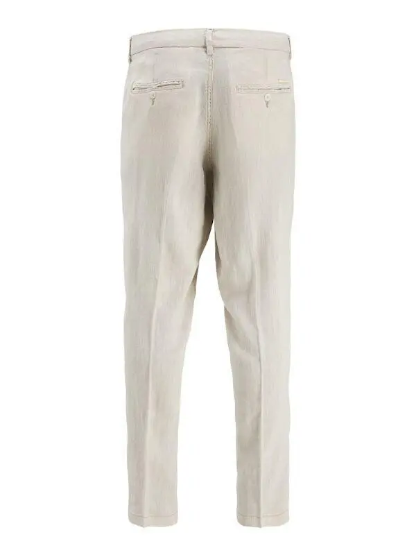 Beige/fiskebensmønster  - Bak