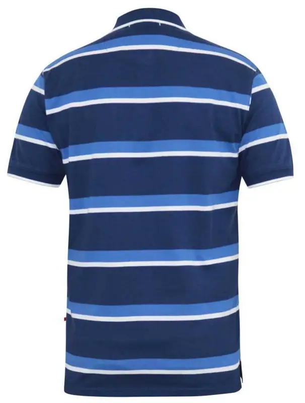 Blå/hvit stripet - Rygg