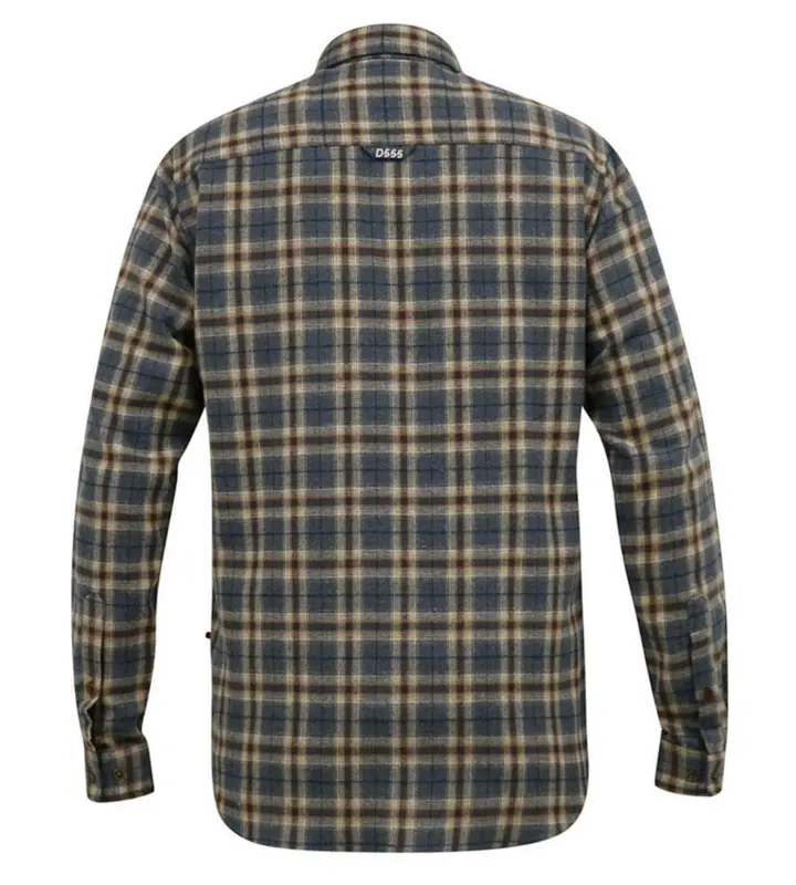 Grå/Sand - rutete - Rygg