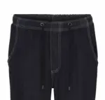 Navyblå jeans joggebukser - Abraxas