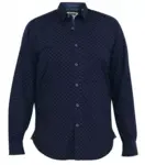 Navyblå med mønster