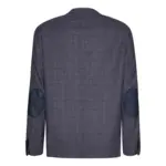 Blå / rutemønster - Rygg