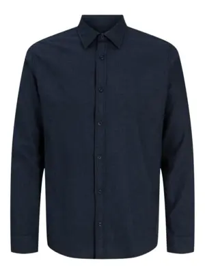 JJEFIELD Navy Blazer Melange Skjorte