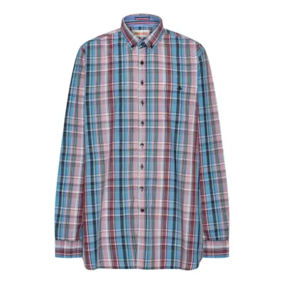 Rød/blå rutete skjorte (TALL)