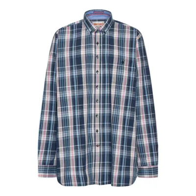 Blå/rød rutete skjorte (TALL)