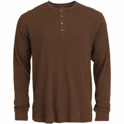 Brun langermet Grandad T-skjorte