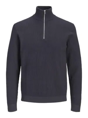 JPRBLUSTANLEY  Mørk navy strikk half zip