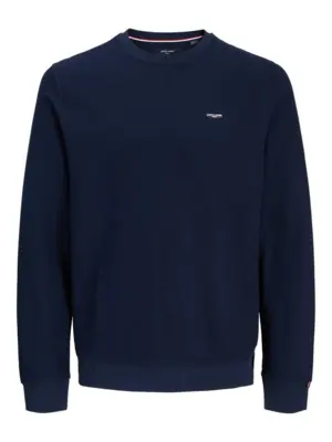 JPRBLUALVES Navy Blazer Structure Sweat Crewneck