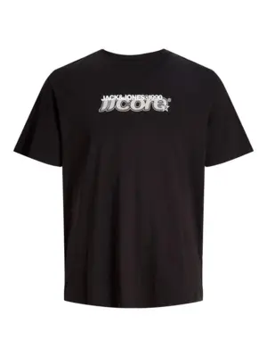 JCOCLUB Black Graphic Front Tee